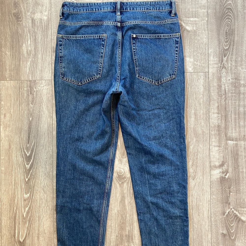 H&M Straight Leg Cropped Classic Blue Denim Jeans - Send Offers!